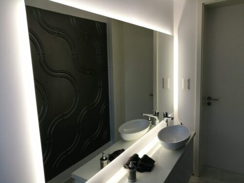 tükör,tükör méretre vágása, tükör csiszolás, tükör fazettázás,csiszolt tükör, fózolt tükör,led tükör - Image 4